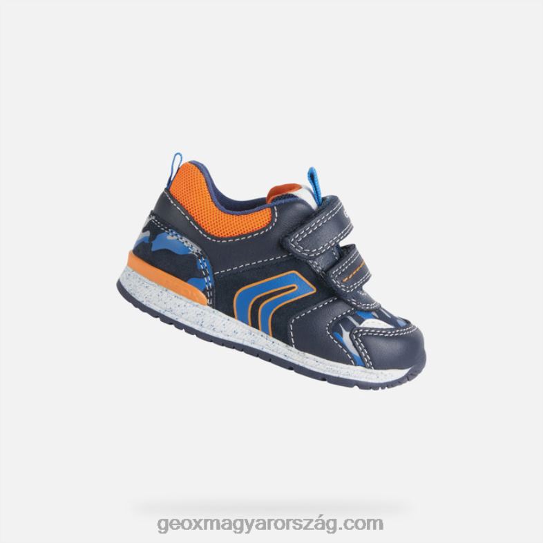 csecsemők és kisgyermekek rishon kisfiú Geox sötétkék/világos narancs RR8TR1586