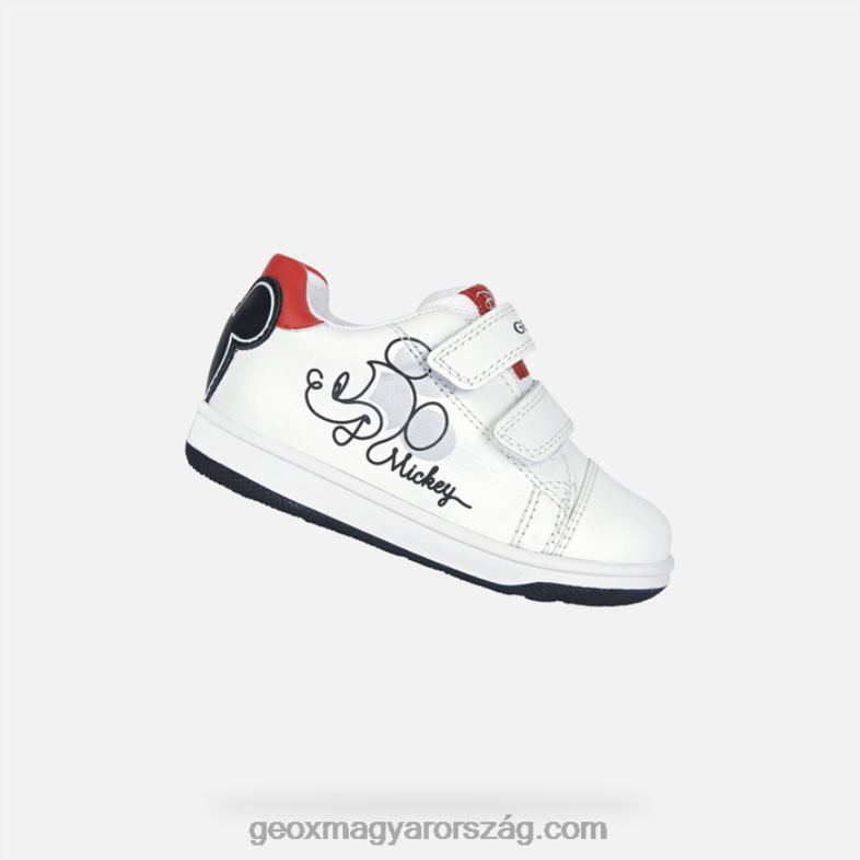 csecsemők és kisgyermekek új fricska baba Geox fehér fekete RR8TR1553