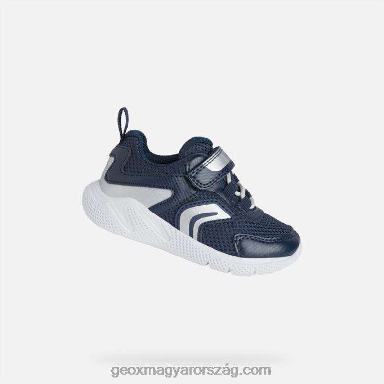 csecsemők és kisgyermekek sprintye baby Geox sötétkék/dk ezüst RR8TR1527