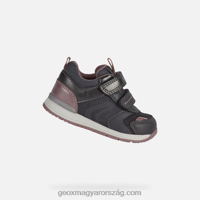 csecsemők és kisgyermekek rishon kislány Geox sötétszürke/rózsaszín RR8TR1614