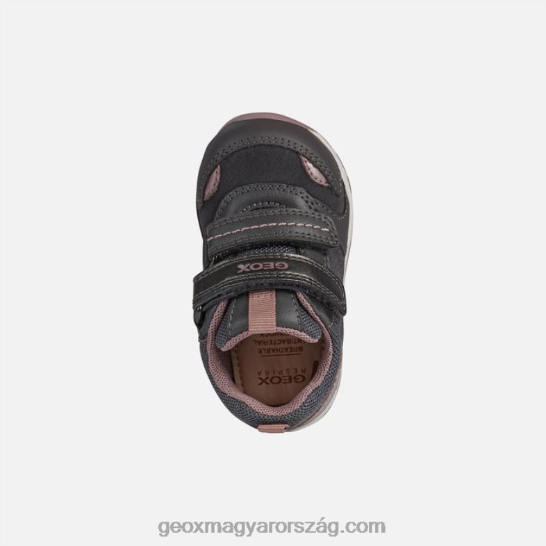 csecsemők és kisgyermekek rishon kislány Geox sötétszürke/rózsaszín RR8TR1614
