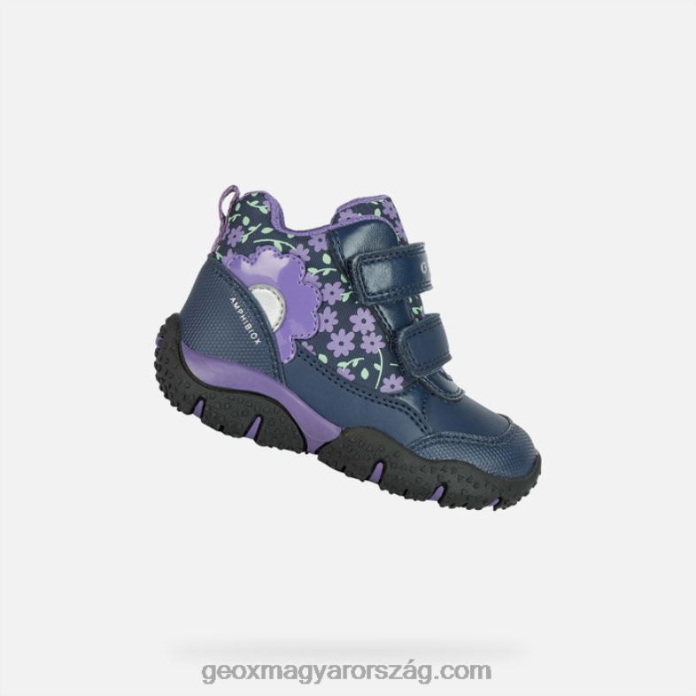 csecsemők és kisgyermekek baltic abx kisgyermek Geox sötétkék/lila RR8TR1481