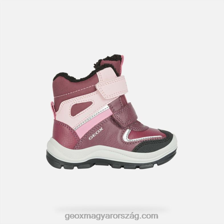 csecsemők és kisgyermekek flanfil abx kisgyermek Geox bordó/rózsaszín RR8TR1562