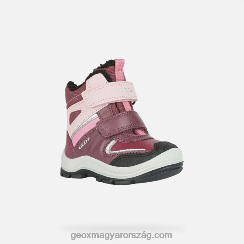 csecsemők és kisgyermekek flanfil abx kisgyermek Geox bordó/rózsaszín RR8TR1562