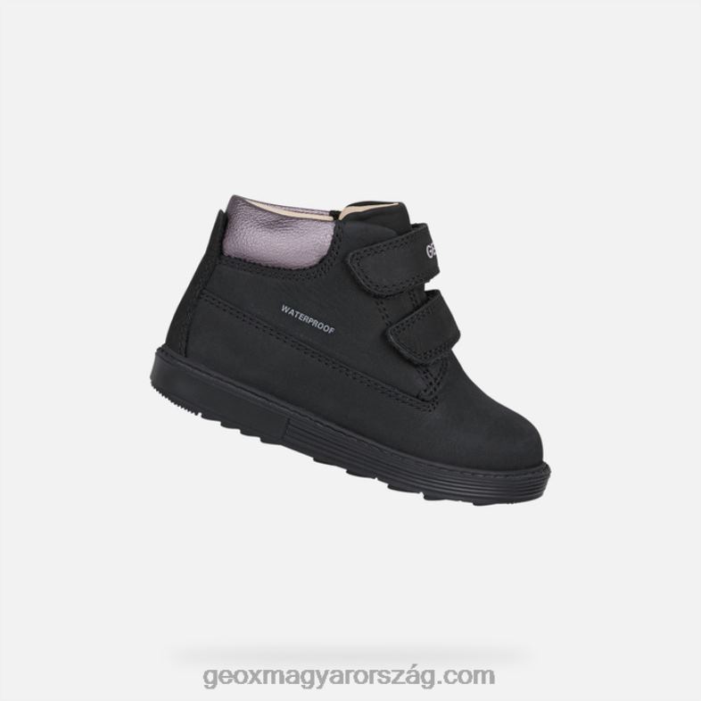 csecsemők és kisgyermekek hynde baba Geox fekete/dk rózsaszín RR8TR1423