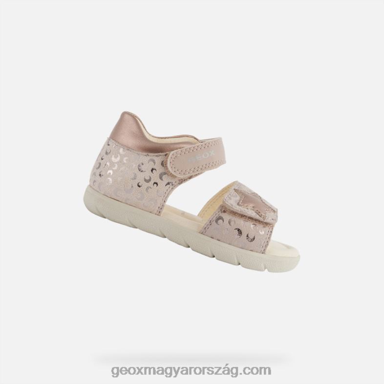 csecsemők és kisgyermekek szandál alul kisgyermek Geox világos rózsa RR8TR1600