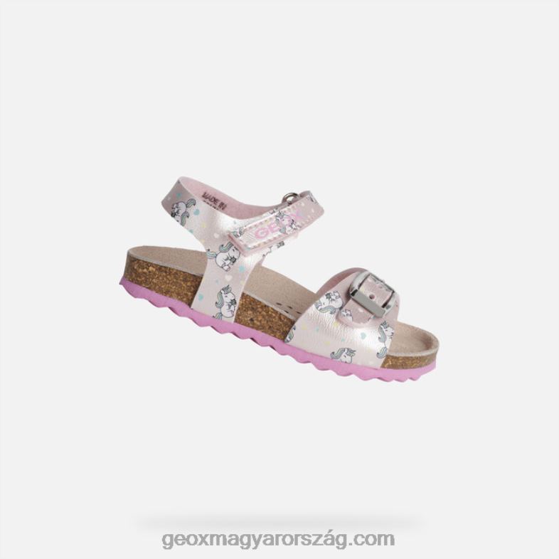 csecsemők és kisgyermekek szandál kréta kisgyermek Geox világos rózsaszín / fukszia RR8TR1631