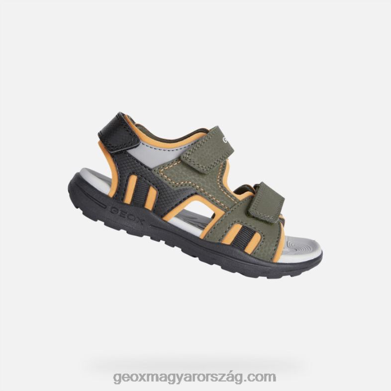 fiúk vaniett fiú Geox katonai/narancs RR8TR1313