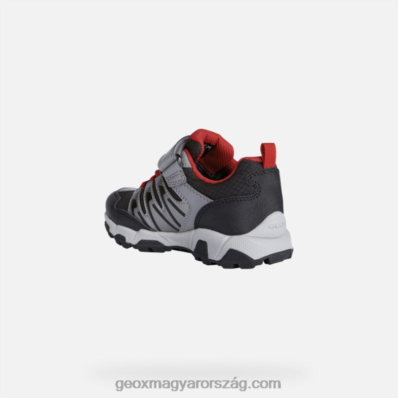 fiúk magnetar fiú Geox fekete piros RR8TR1364