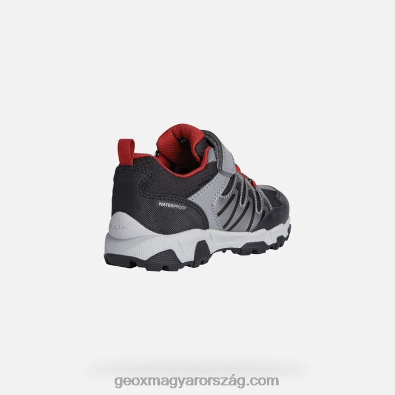 fiúk magnetar fiú Geox fekete piros RR8TR1364