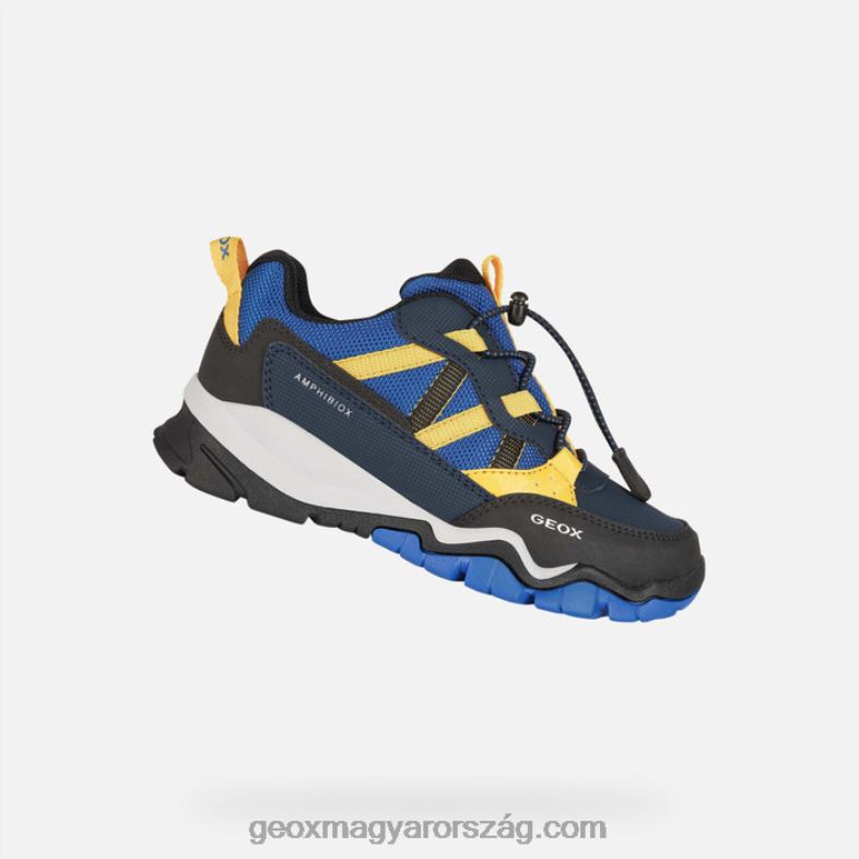fiúk montrack abx fiú Geox királyi/sárga RR8TR1355