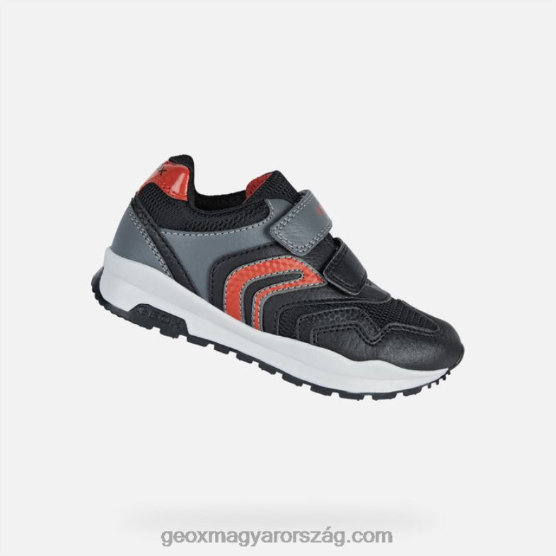 fiúk pavel fiú Geox fekete piros RR8TR1285