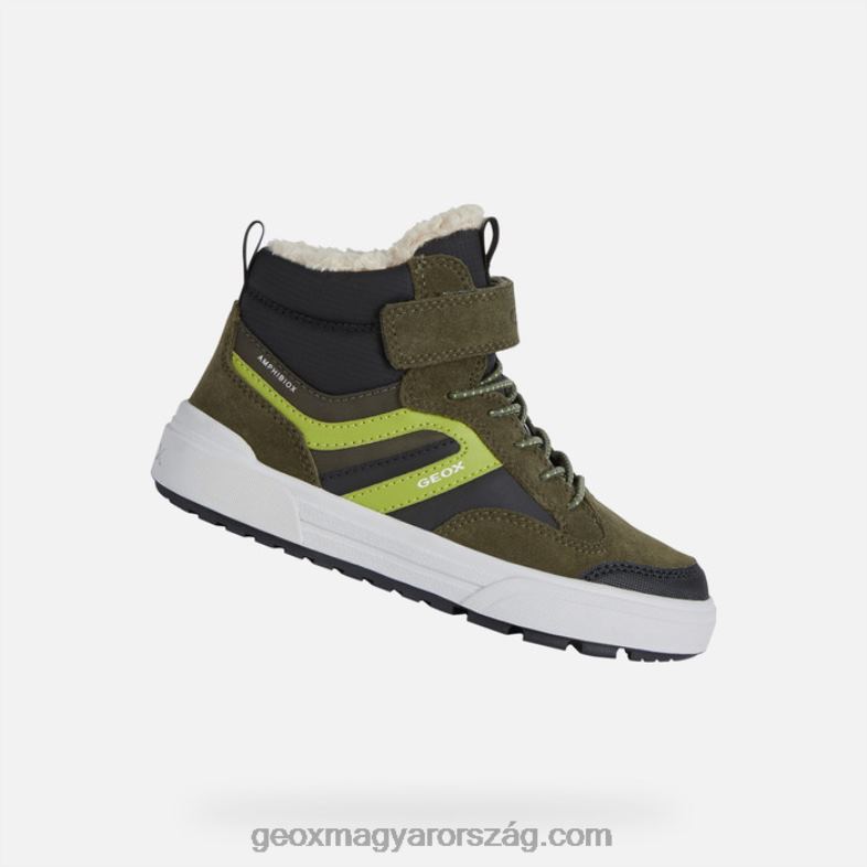 fiúk weemble abx junior Geox sötétzöld/lime zöld RR8TR1077