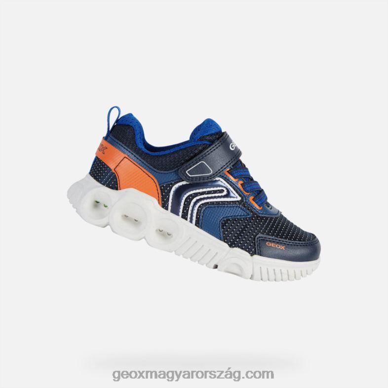 fiúk féregfiú Geox sötétkék/narancs RR8TR1359