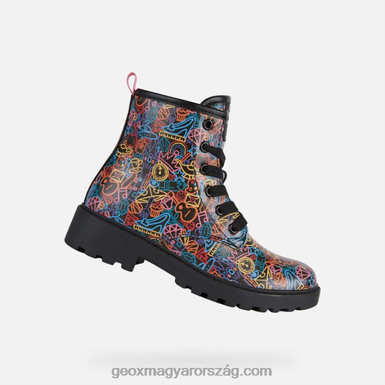 lányok ügyes lány Geox fekete/többszínű RR8TR1200