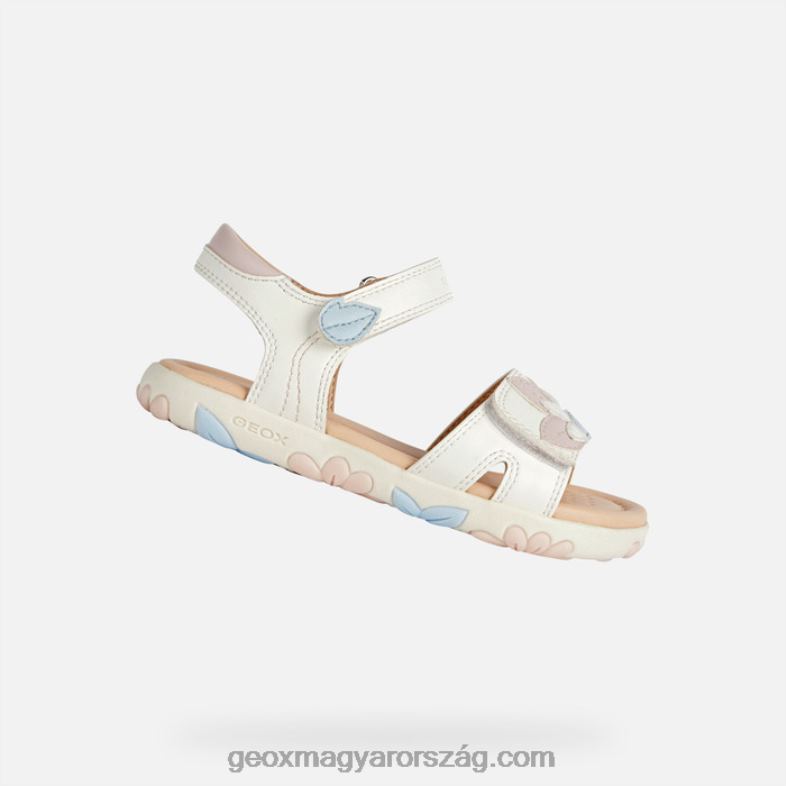 lányok szandálos haiti lány Geox fehér/világos rózsa RR8TR1088