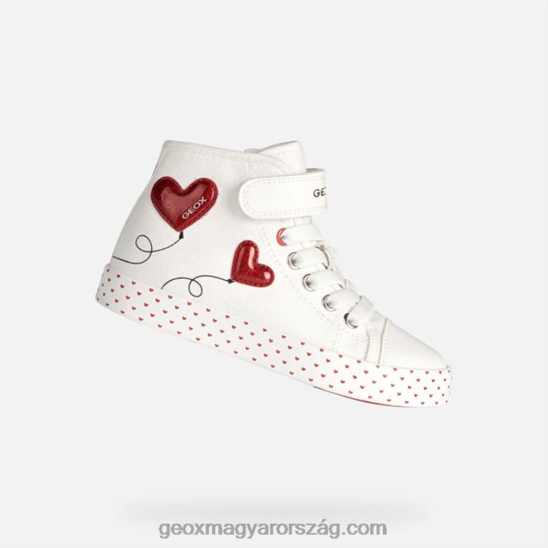 lányok ciak lány Geox fehér piros RR8TR1893