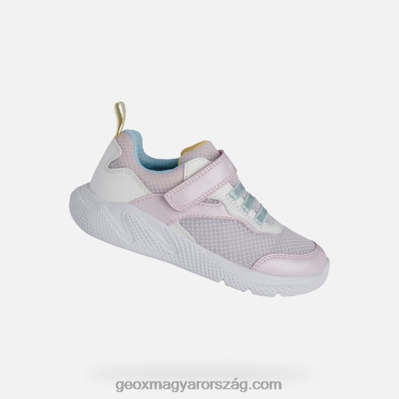 lányok sprintye lány Geox rózsaszín/fehér RR8TR1123