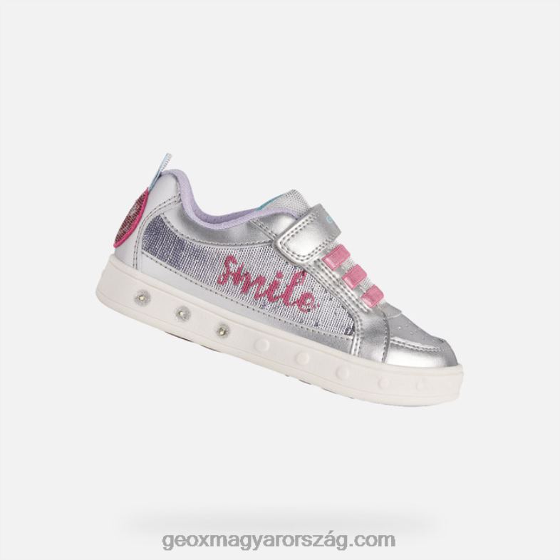 lányok skylin lány Geox ezüst/fuksia RR8TR1220