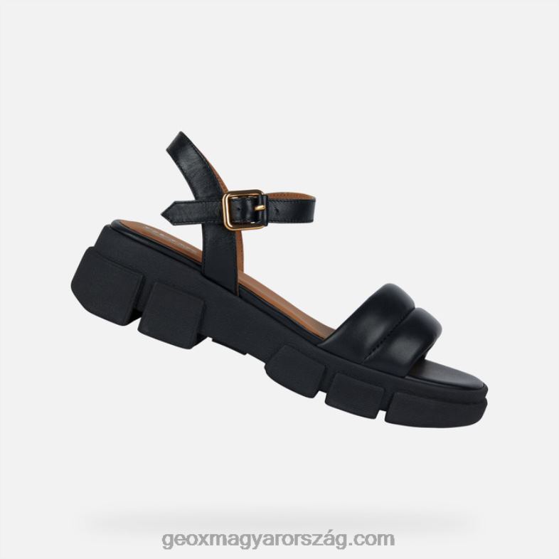 nők lisszaboni nő Geox fekete RR8TR164