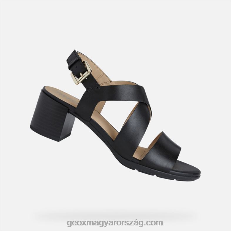 nők marykarmen középső szandálos nő Geox fekete RR8TR588