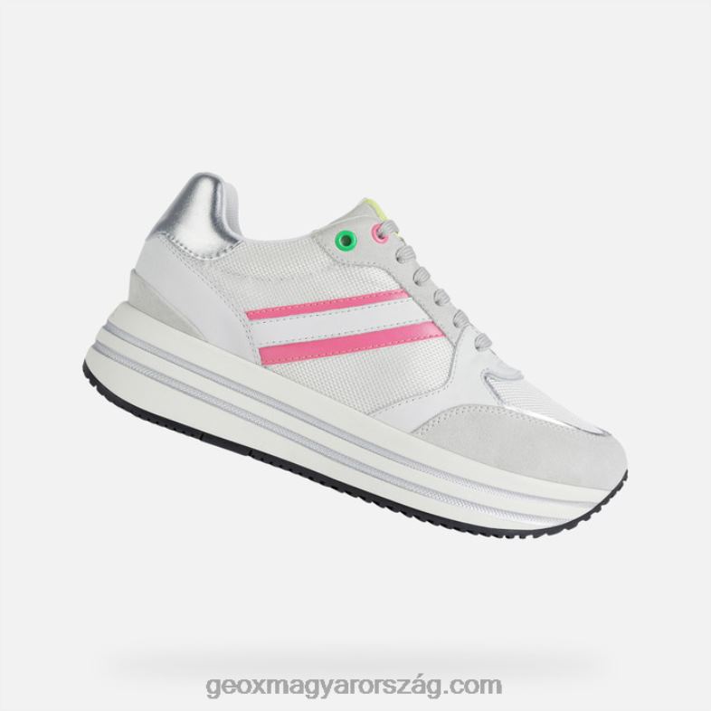 nők kency nő Geox fehér/fluo fukszia RR8TR398